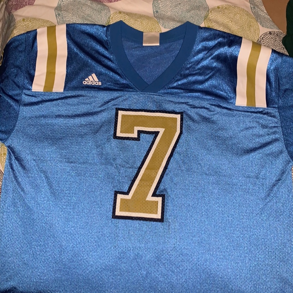 Mens UCLA college football jersey.